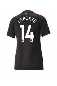 Fotbalové Dres Manchester City Aymeric Laporte #14 Dámské Venkovní Oblečení 2022-23 Krátký Rukáv